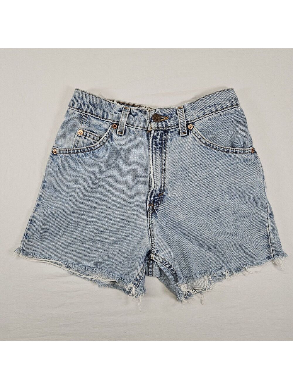Women's vintage distressed 90s orange tab 920 Levis size 4